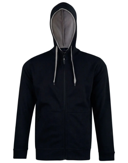 Picture of Winning Spirit, Men's Full Zip Contrast Fleece Hoodie